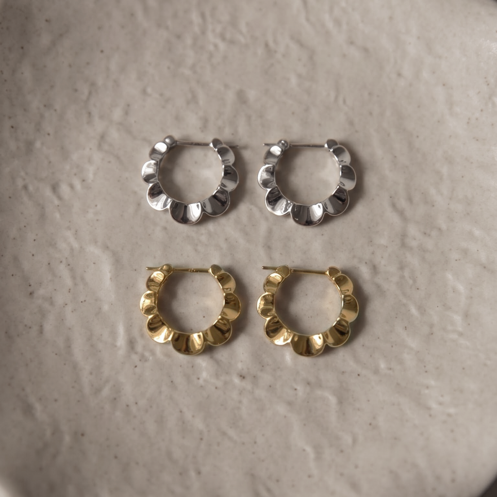 Bloom Hoop Earrings