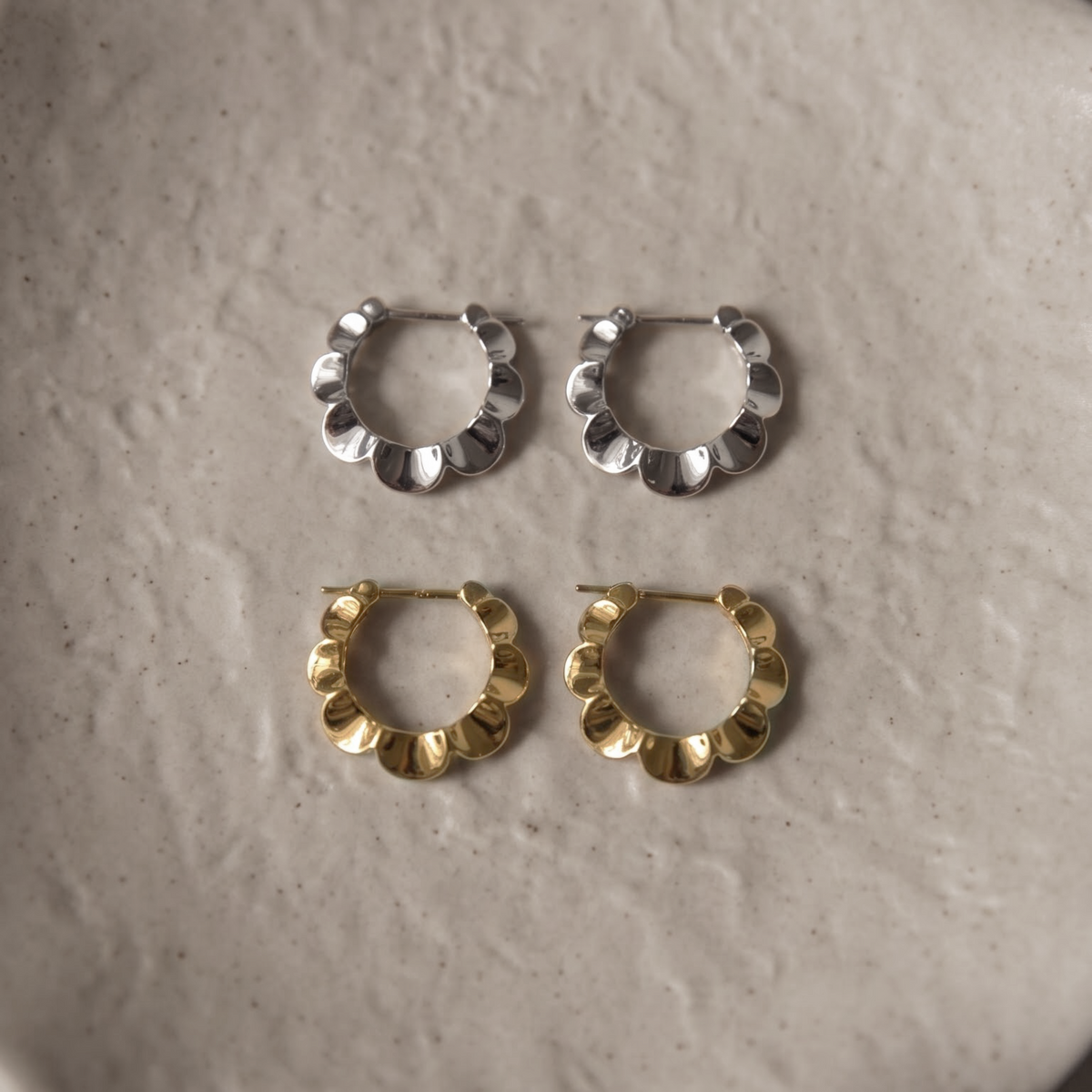 Bloom Hoop Earrings