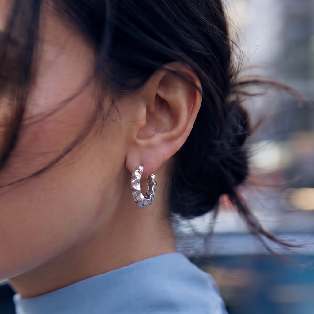 Bloom Hoop Earrings
