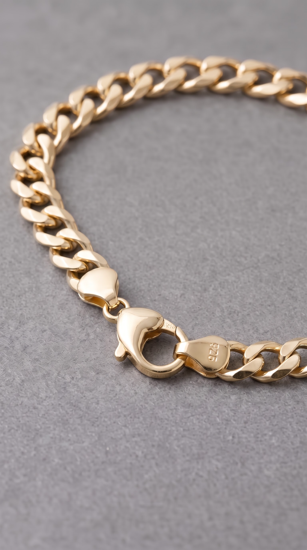 18K Gold Vermeil Titan Chain Bracelet