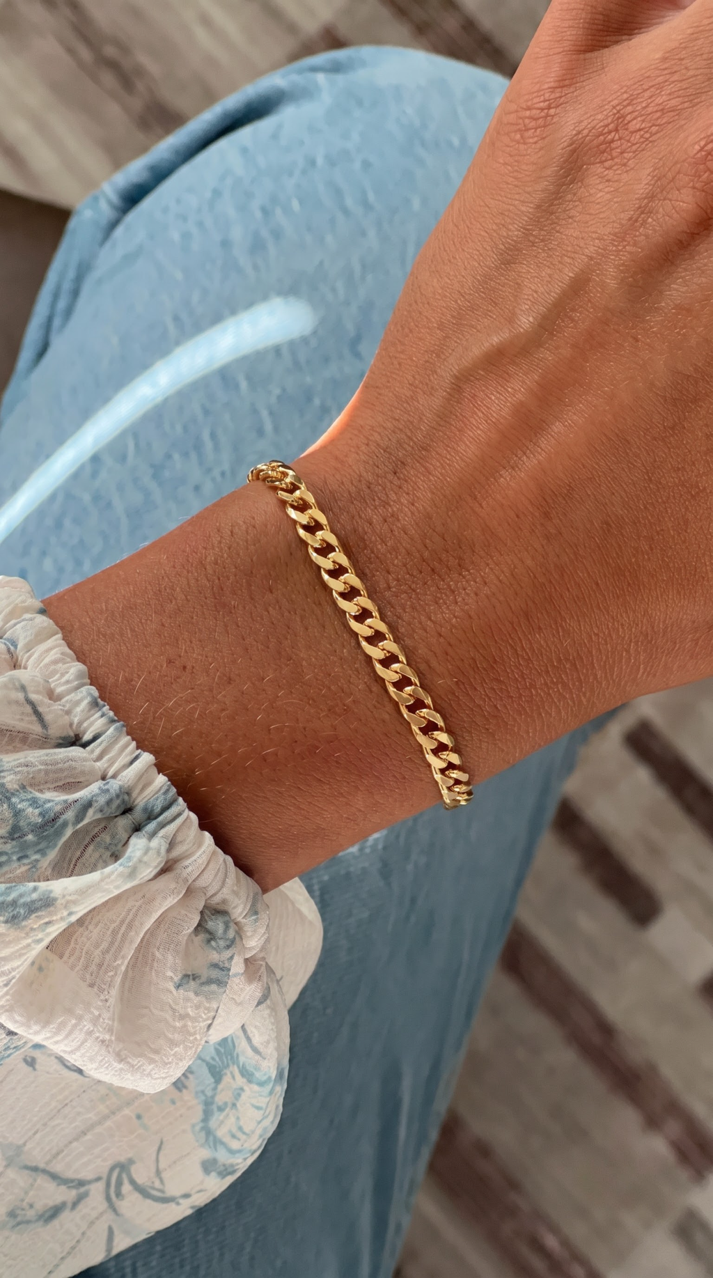 18K Gold Vermeil Titan Chain Bracelet