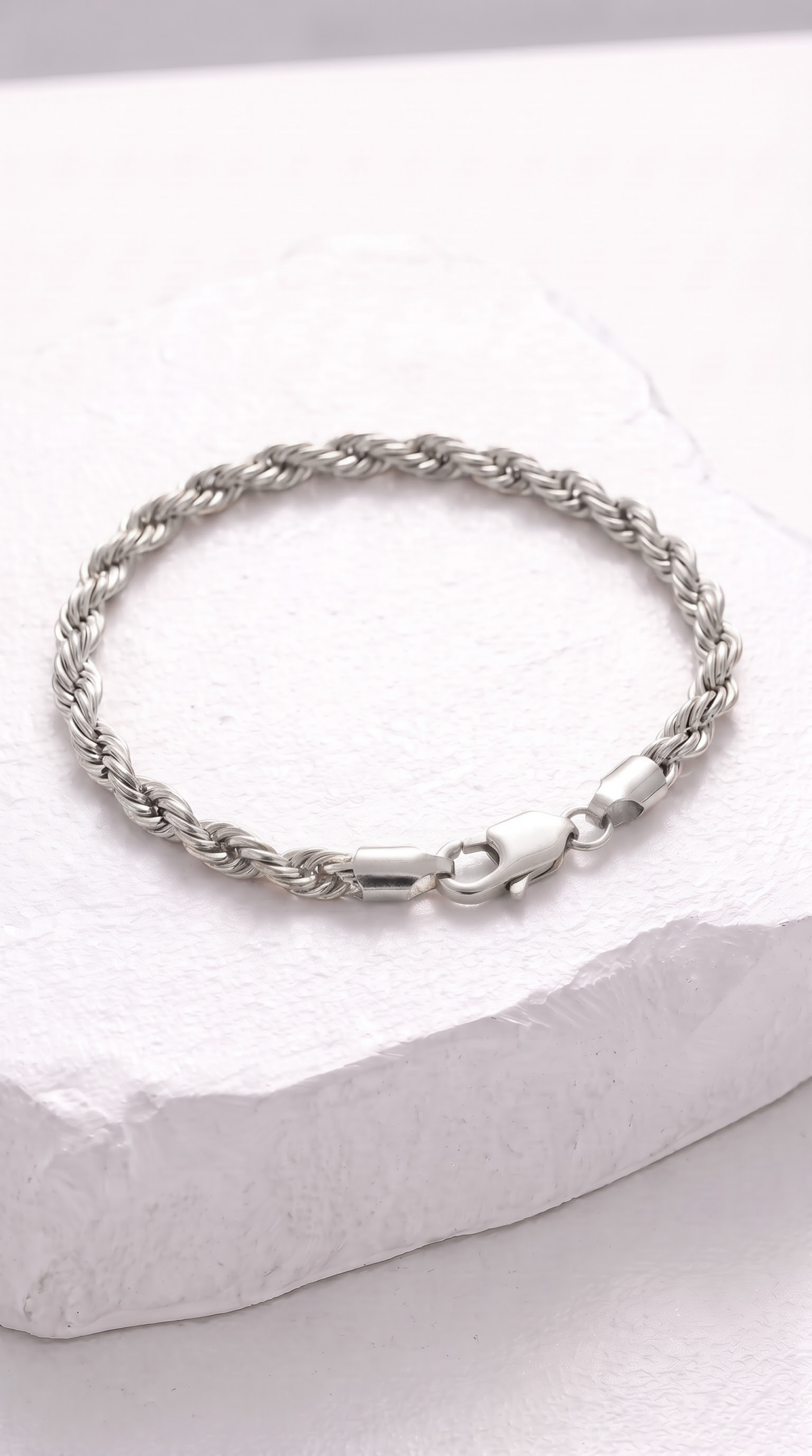 18K Gold Vermeil Twisted Rope Bracelet