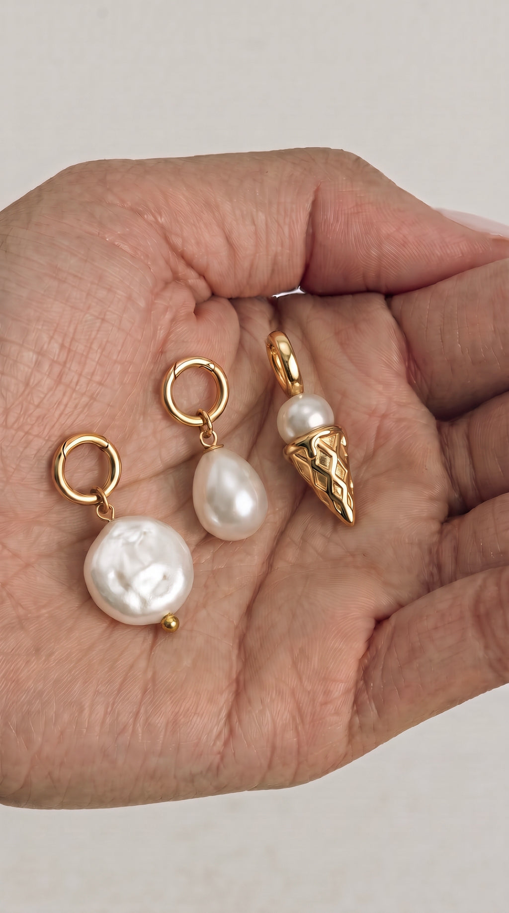Moon Pearl Charm