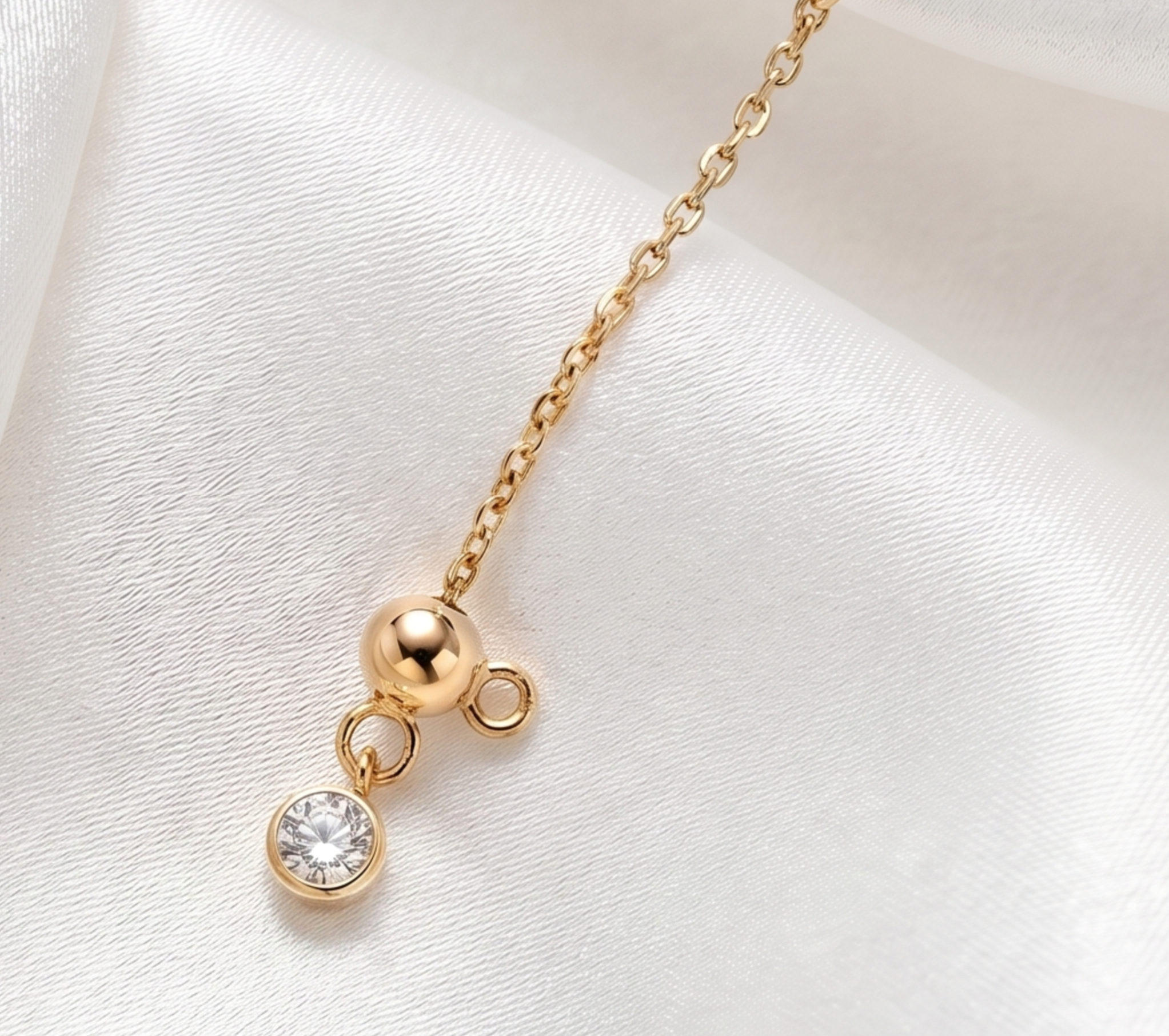 18k Gold Rhythm Lab Grown Diamond Bracelet