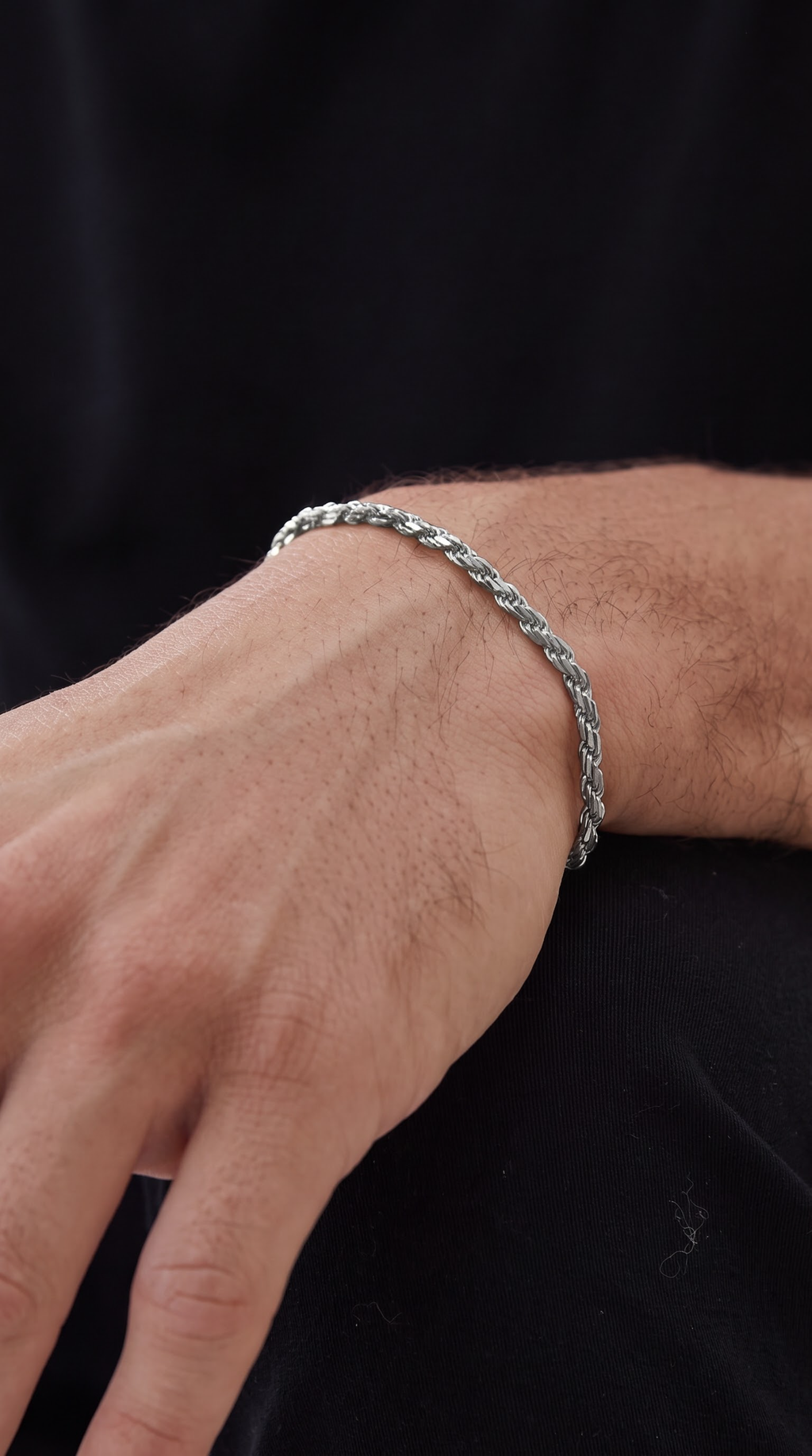 18K Gold Vermeil Twisted Rope Bracelet
