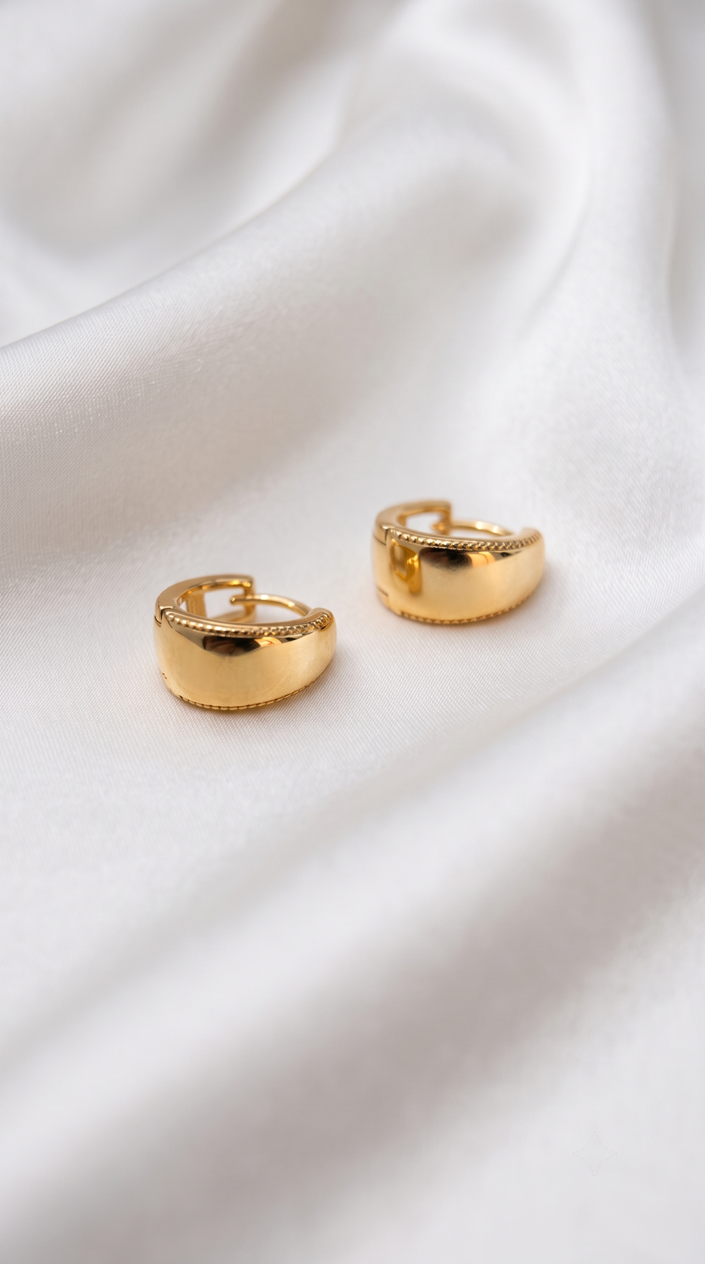 14k Gold Vermeil Classic Dome Earrings