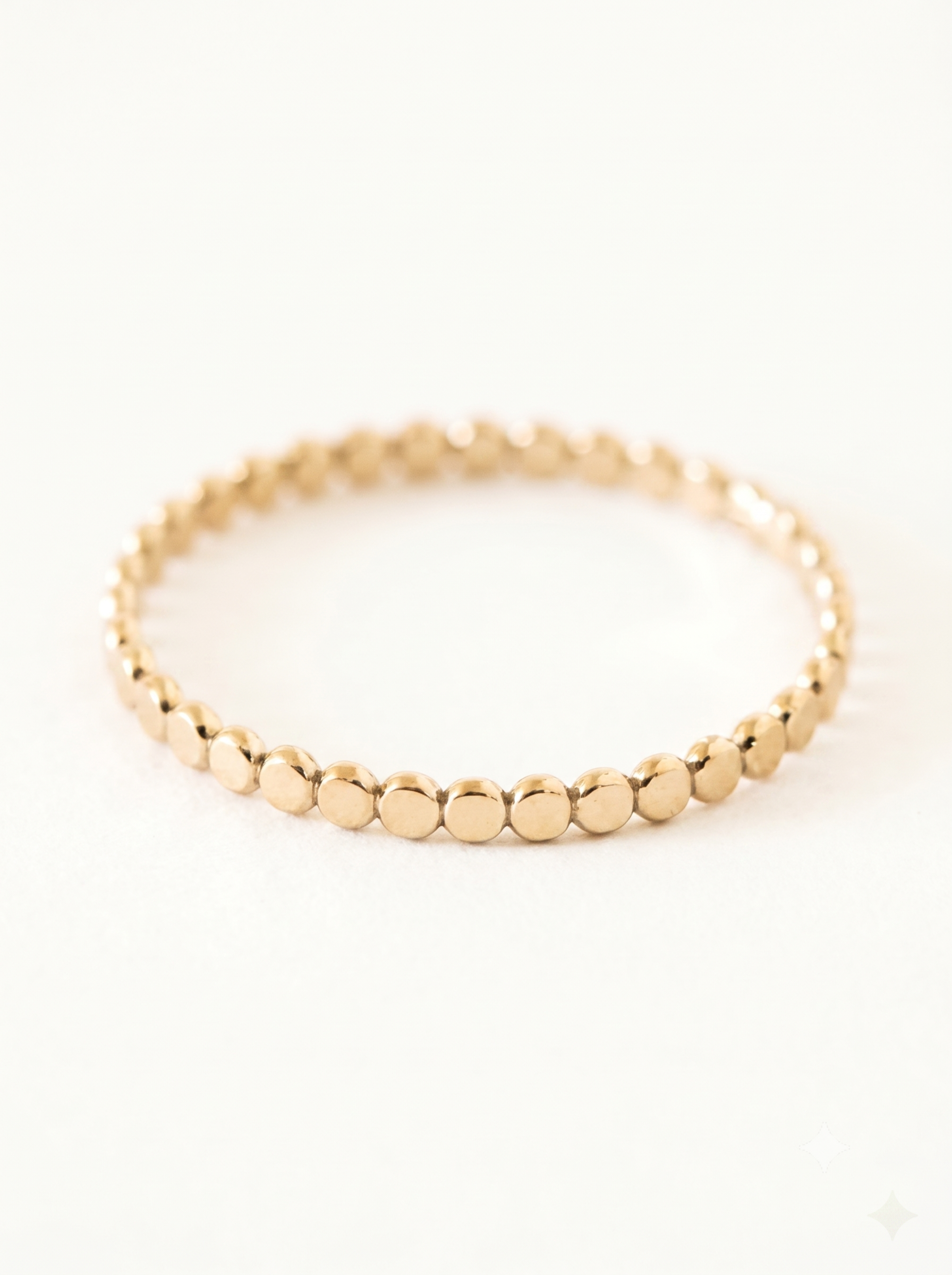 Gold Dot Band Ring