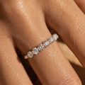 925 Silver Lab Grown Diamond Luna Eternity Ring