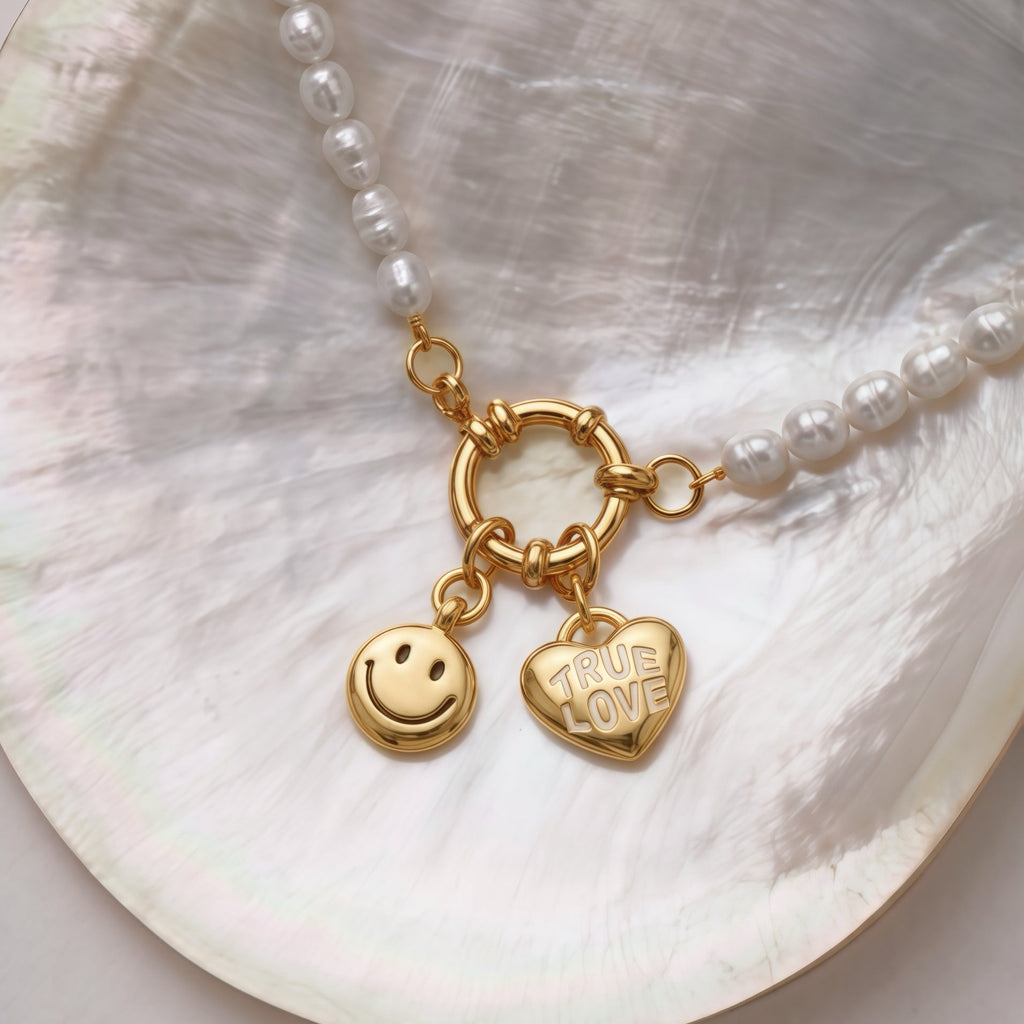 Aura Pearl Chain Necklace