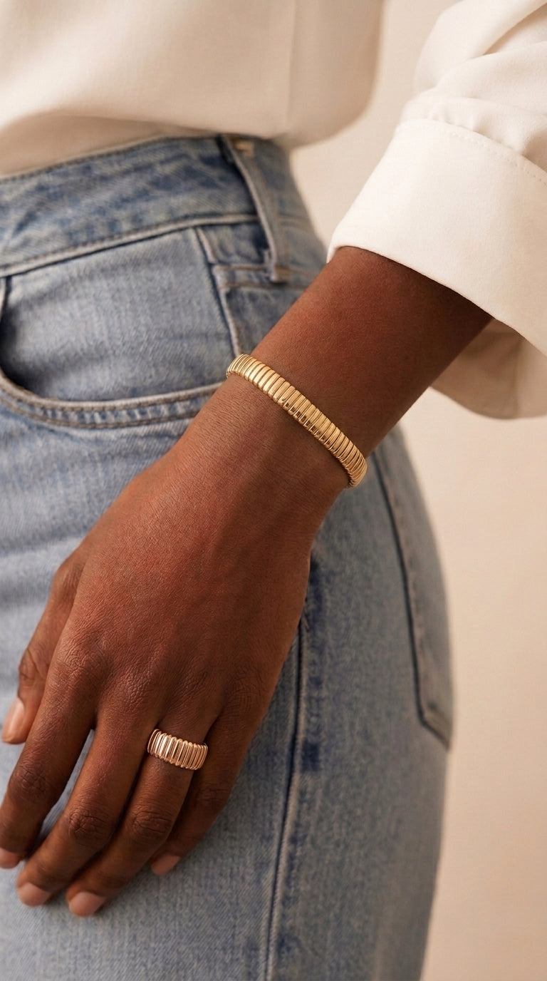 Linea Vintage Gold Vermeil Bracelet