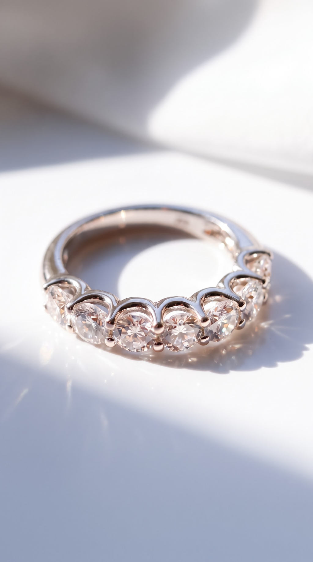 925 Silver Lab Grown Diamond Luna Eternity Ring