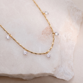 Gold Vermeil Starlit Lab Grown Diamond Necklace