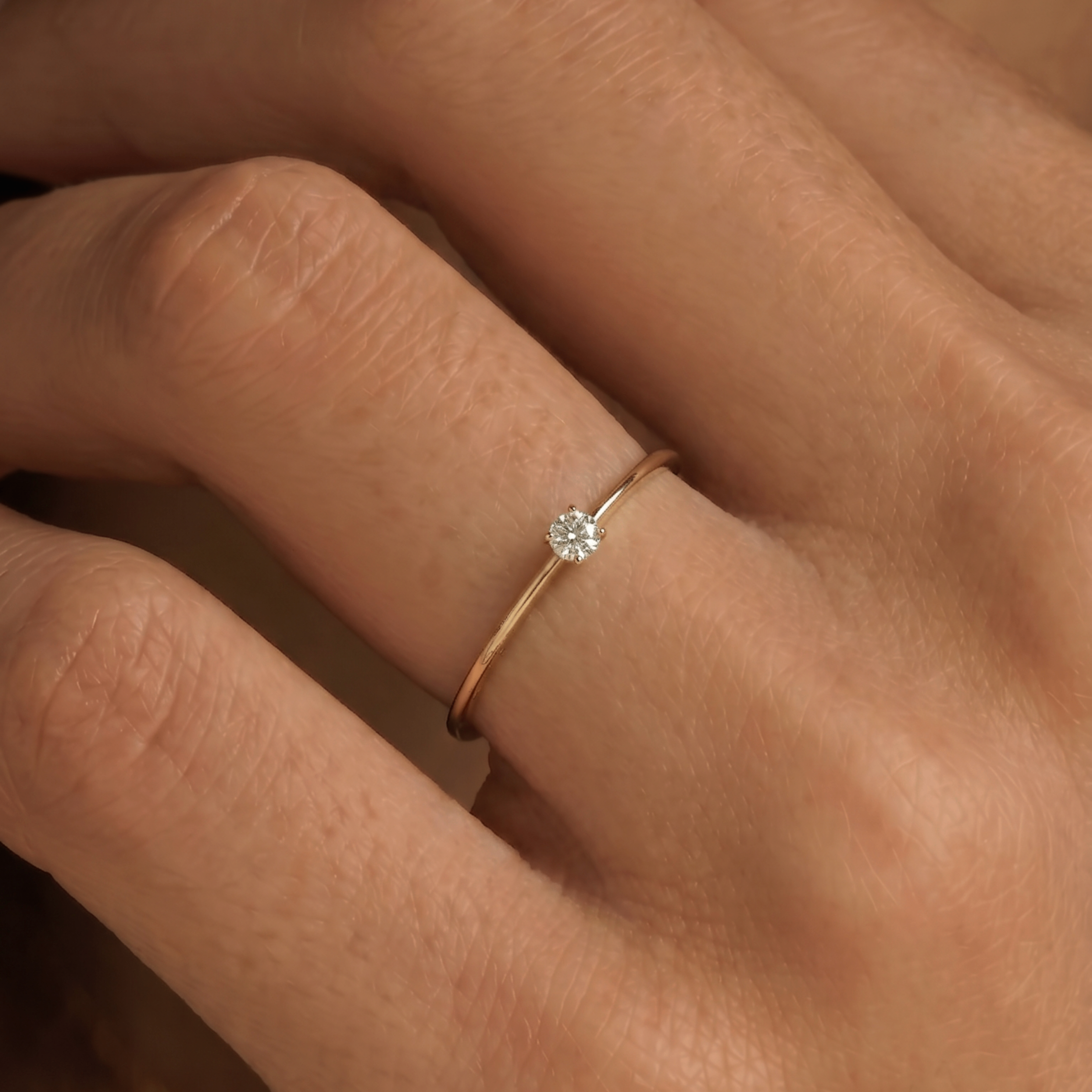 18K Gold Lab-Grown Diamond Aura Ring