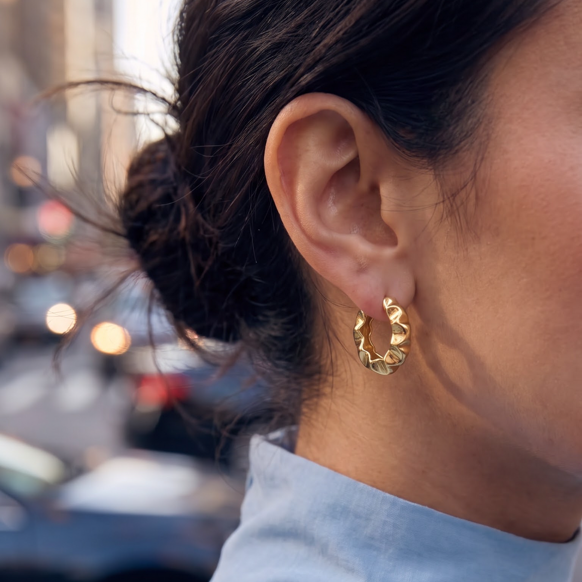 Bloom Hoop Earrings