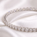 Gold Vermeil Lab Grown Diamond Tennis Bracelet