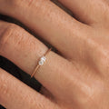 18K Gold Lab-Grown Diamond Twin Aura Ring